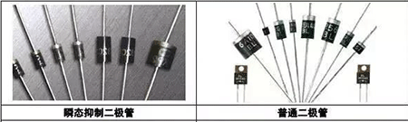 瞬態(tài)抑制二極管、普通二極管